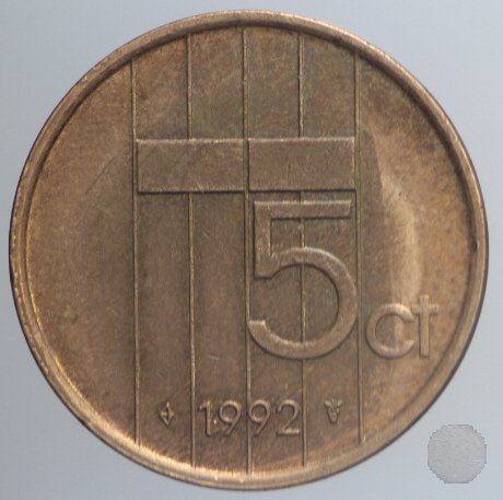 5 CENTS 1992 (Utrecht)