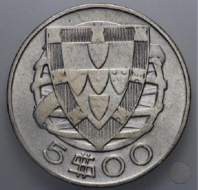 5 ESCUDOS 1943 (Lisbon)