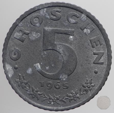 5 GROSCHEN 1965 (Vienna)