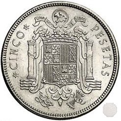 5 PESETAS 1949 (Madrid)