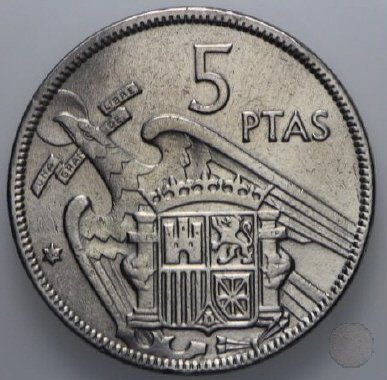 5 PESETAS 1957 (Madrid)