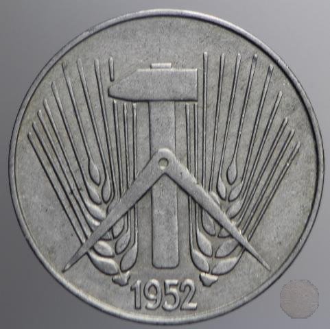 5 PFENNIG II tipo 1952 (Muldenhutten)