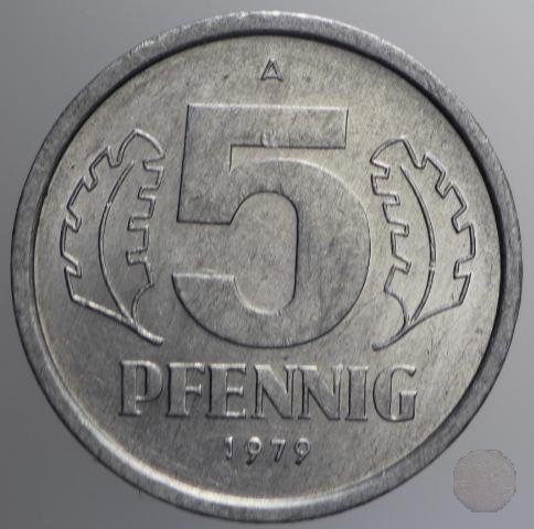 5 PFENNIG IV tipo 1979 (Berlin)