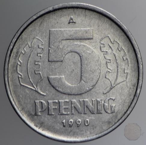 5 PFENNIG IV tipo 1990 (Berlin)