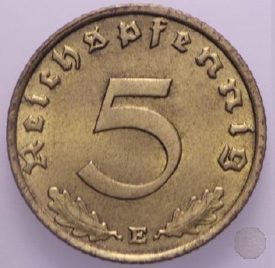 5 REICHSPFENNIG 1938 (Muldenhutten)