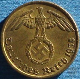 5 REICHSPFENNIG 1938 (Vienna)