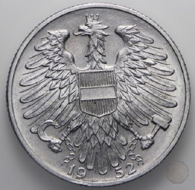 5 SCHILLING 1952 (Vienna)