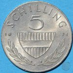 5 SCHILLING 1971 (Vienna)