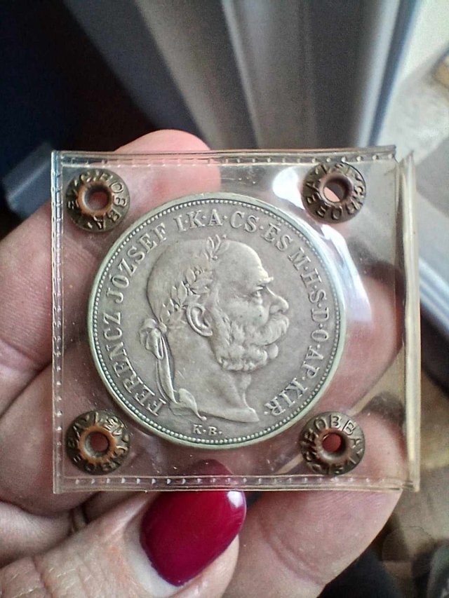 5 KORONA Argento I tipo 1906 (Kremnitz)