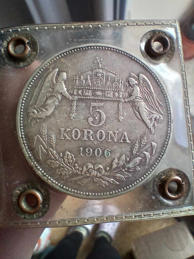 5 KORONA Argento I tipo 1906 (Kremnitz)