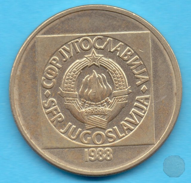 100 dinara II tipo 1988 (Belgrad)