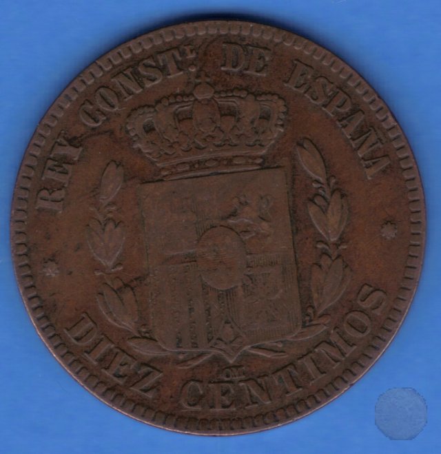 10 CENTIMOS 1877 (Barcelona)