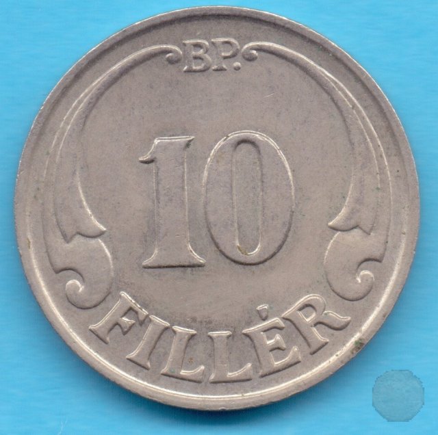 10 FILLER I tipo 1935 (Budapest)