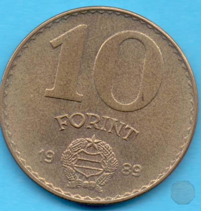 10 FORINT II tipo 1989 (Budapest)