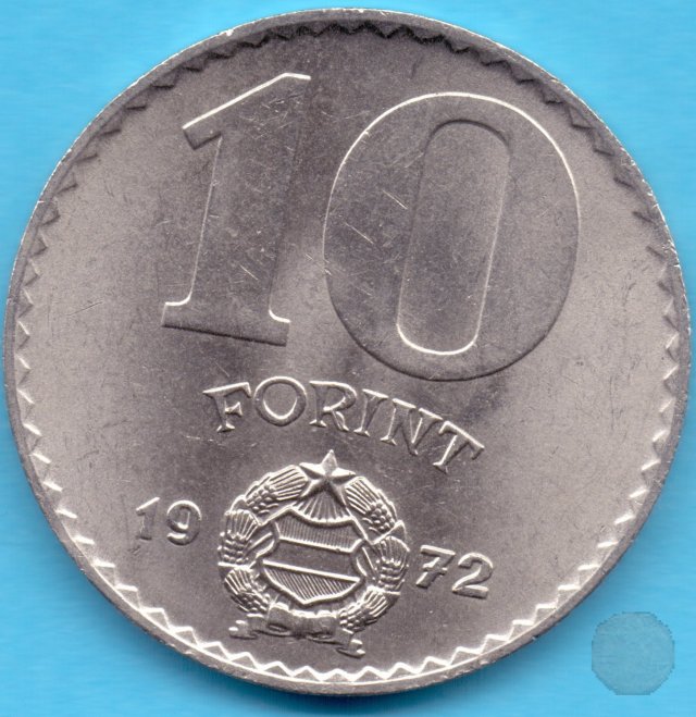 10 FORINT I tipo 1972 (Budapest)