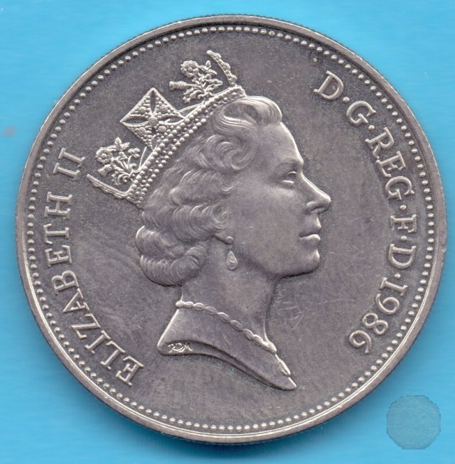 10 pence III tipo 1986 (Londra)