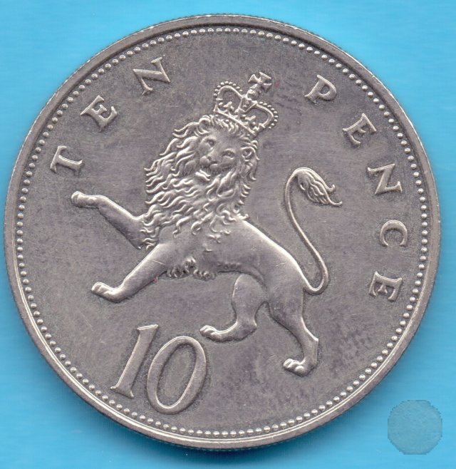 10 pence III tipo 1986 (Londra)