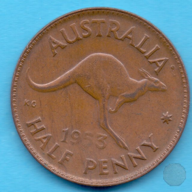 1/2 PENNY 1953 (Perth)