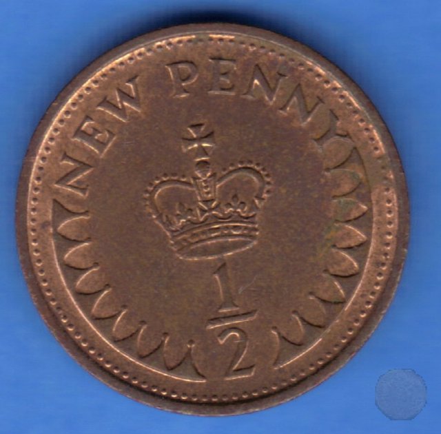 1/2 new penny 1981 (Londra)