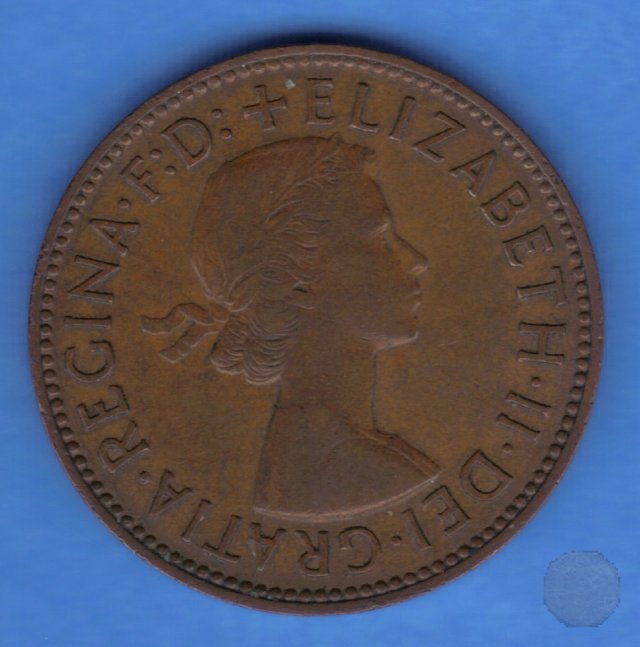 1/2 penny 1957 (Londra)