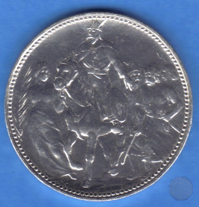 1 KORONA Argenti COMMEMORATIVA MILLENIUM 1896 (Kremnitz)