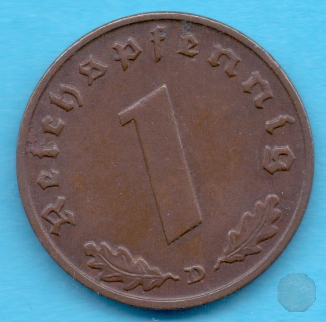 1 REICHSPFENNIG 1937 (Munich)