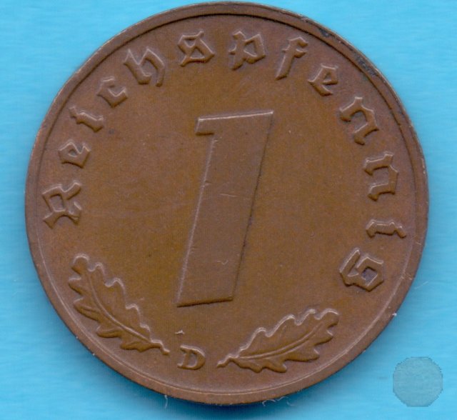 1 REICHSPFENNIG 1939 (Munich)