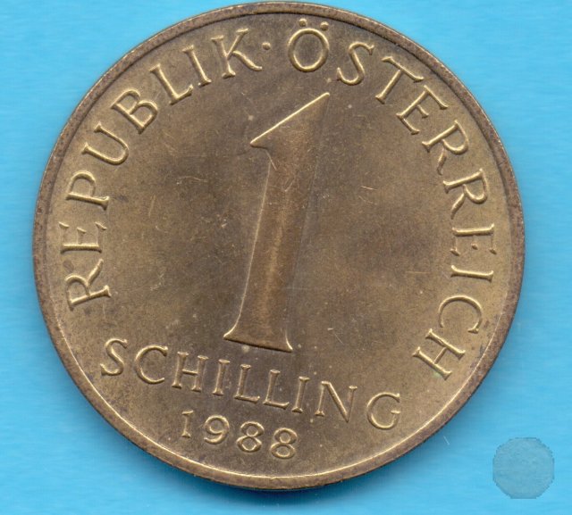 1 SCHILLING 1988 (Vienna)