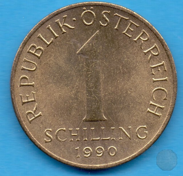 1 SCHILLING 1990 (Vienna)