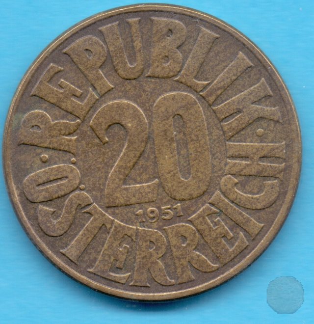 20 GROSCHEN 1951 (Vienna)