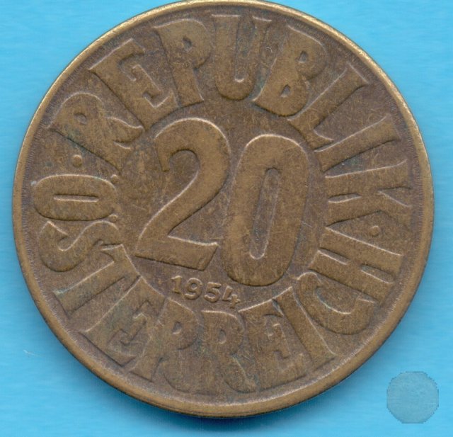 20 GROSCHEN 1954 (Vienna)