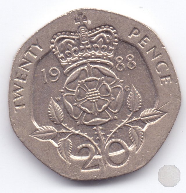 20 pence II tipo 1988 (Londra)