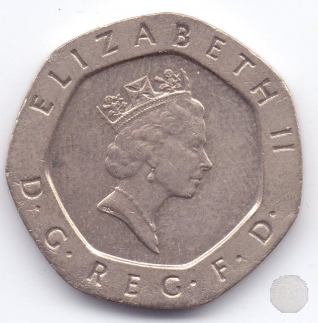 20 pence II tipo 1988 (Londra)