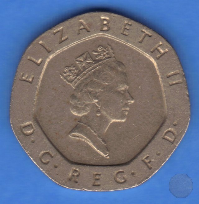 20 pence II tipo 1989 (Londra)