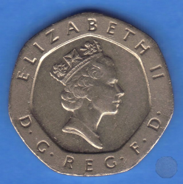 20 pence II tipo 1995 (Londra)