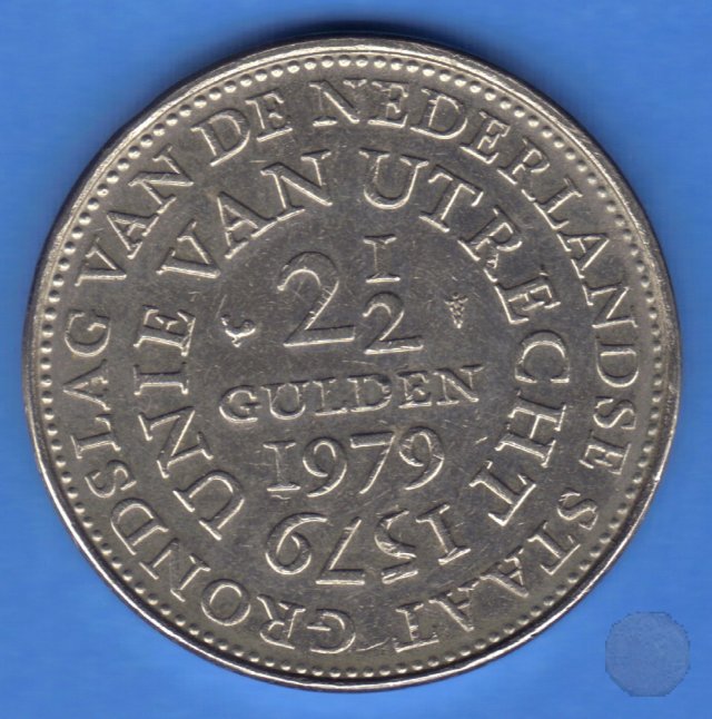 2-1/2 GULDEN ANNIVERSARIO 400 ANNI UNIONE CON UTRE 1979 (Utrecht)