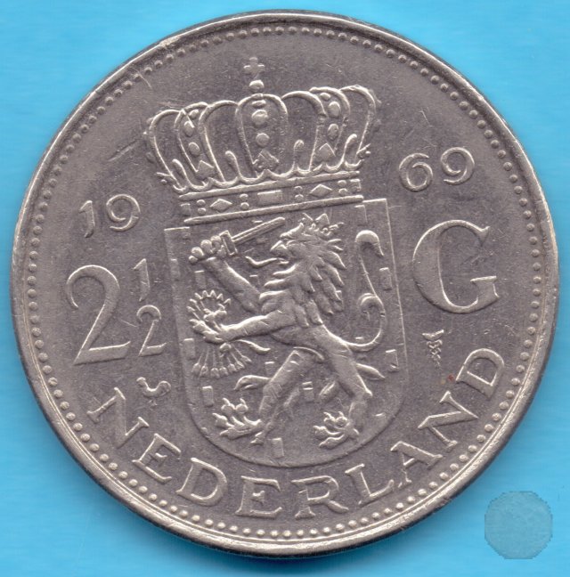 2-1/2 GULDEN 1969 (Utrecht)