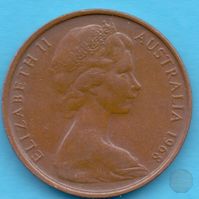 2 CENTS I tipo 1968 (Sydney)