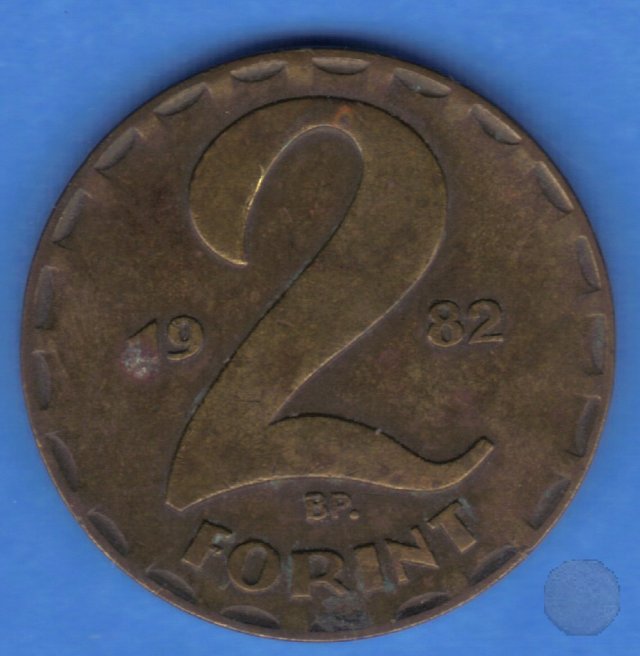 2 FORINT IV tipo 1982 (Budapest)