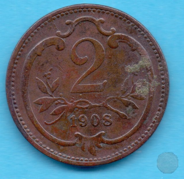 2 HELLER 1908 (Vienna)