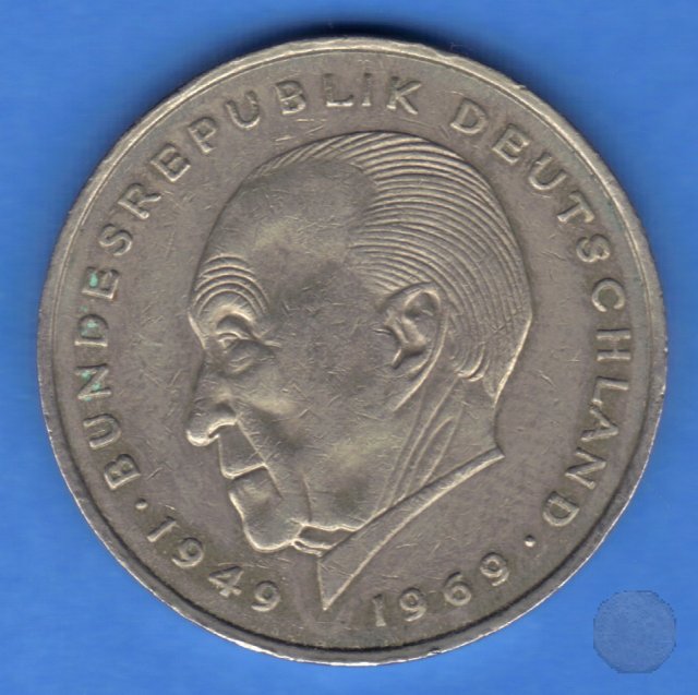 2 MARK KONRAD ADENAUER 1976 (Hamburg)