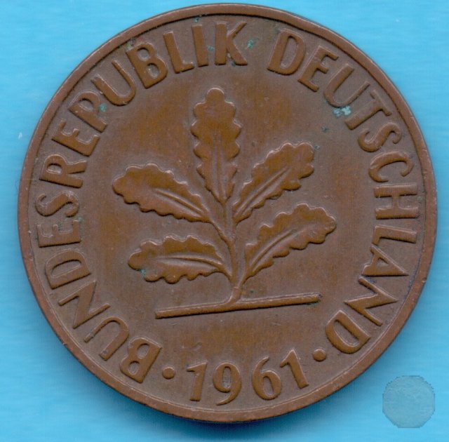 2 PFENNIG 1961 (Hamburg)