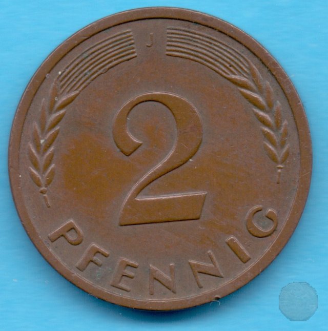 2 PFENNIG 1961 (Hamburg)