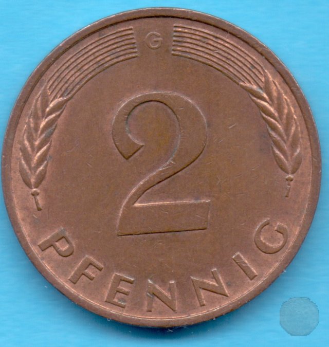 -2 PFENNIG 1988 (Karlsruhe)