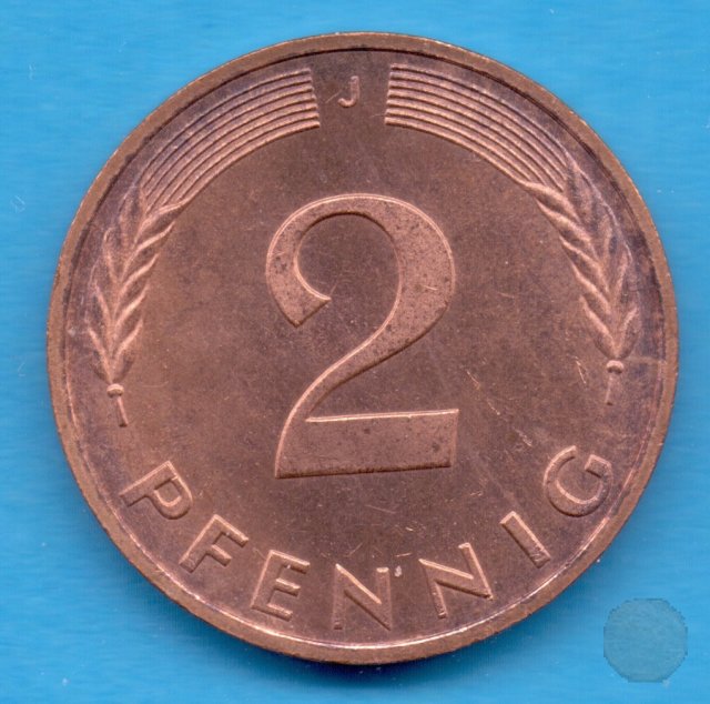 -2 PFENNIG 1989 (Hamburg)