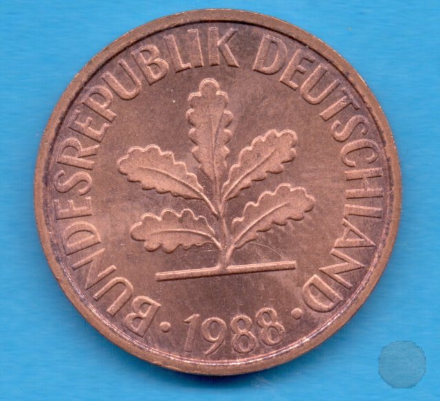 -2 PFENNIG 1989 (Hamburg)