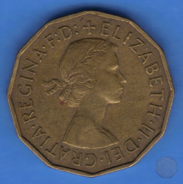 3 pence 1955 (Londra)