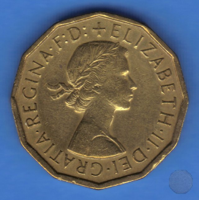 3 pence 1962 (Londra)