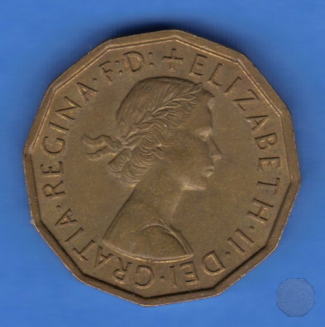 3 pence 1963 (Londra)