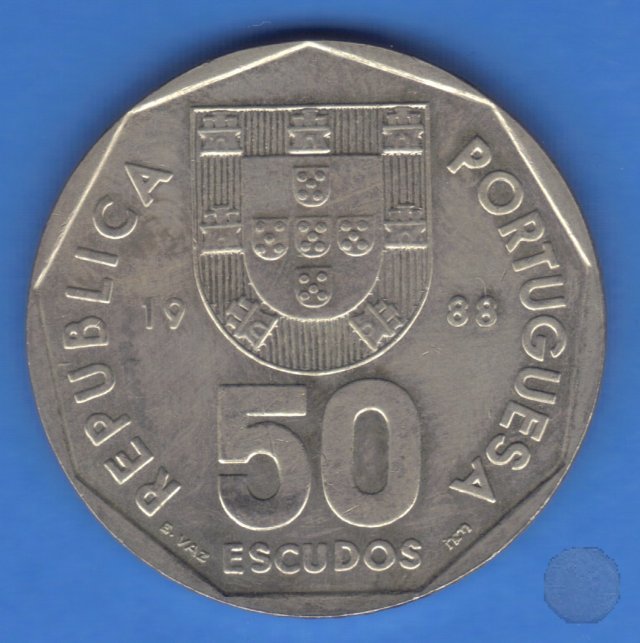 50 ESCUDOS 1988 (Lisbon)